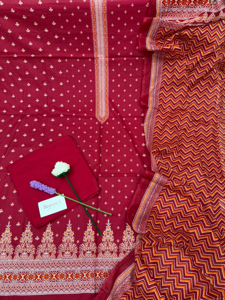 PRINTED LAWN SUIT