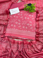 PRINTED LAWN SUIT - SHIRT FABRIC 3 meters - Bottom 2.5 meters - Dupatta 2.5 meters