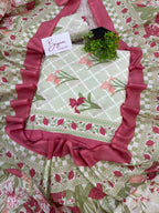 PRINTED LAWN SUIT - SHIRT FABRIC 3 meters - Bottom 2.5 meters - Dupatta 2.5 meters